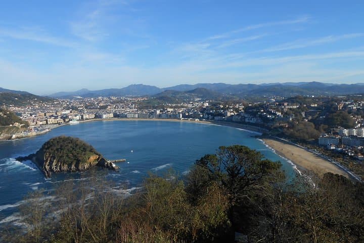 View from Mt. Igeldo overlooking the city