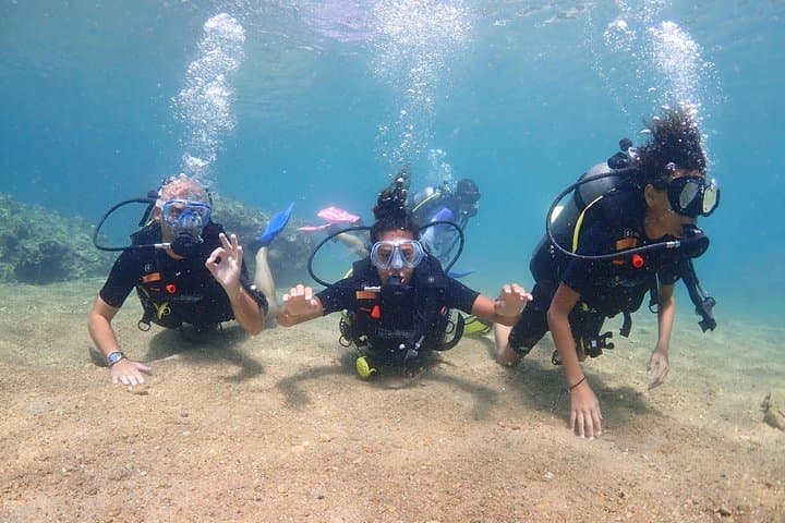Introductory dive for non-certified divers