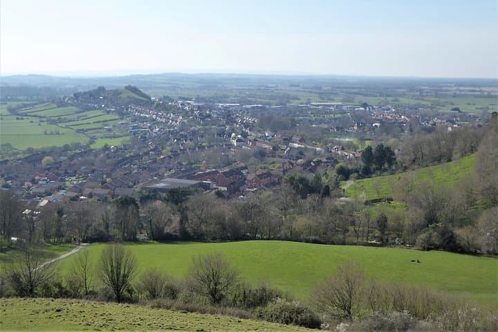 The town of Glastonbury