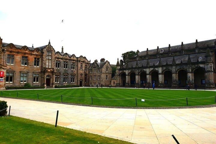 The historic quadrangle of the University of St Andrews.