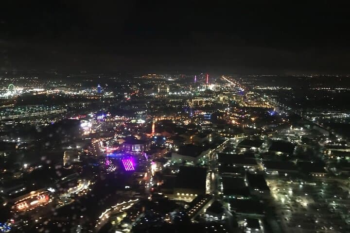 After-hours 23 Miles Private Helicopter Tour over Orlando Eye