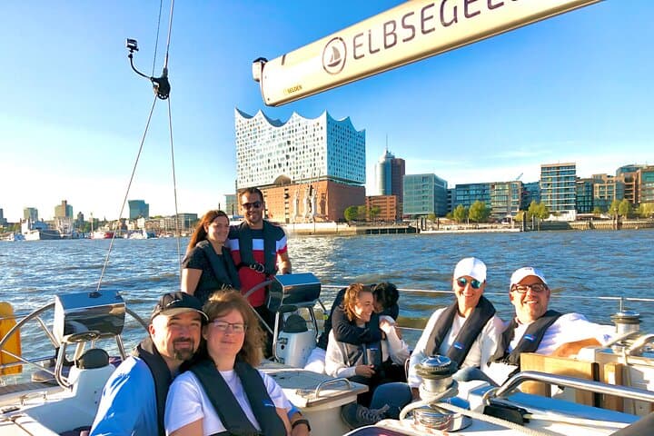 Yacht Sailing After Work Tour of Hamburg Harbor