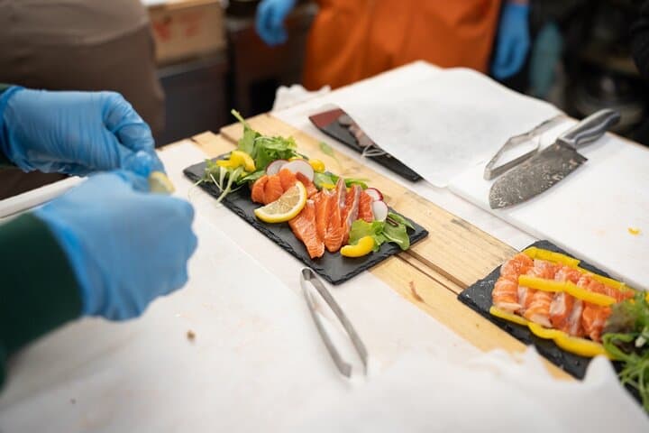 Fish Cutting workshop in Kyoto Japan