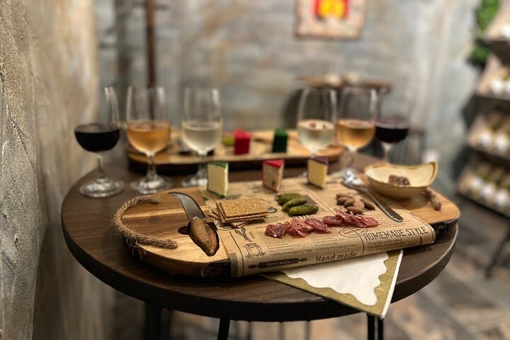 Wine and Cheese Board