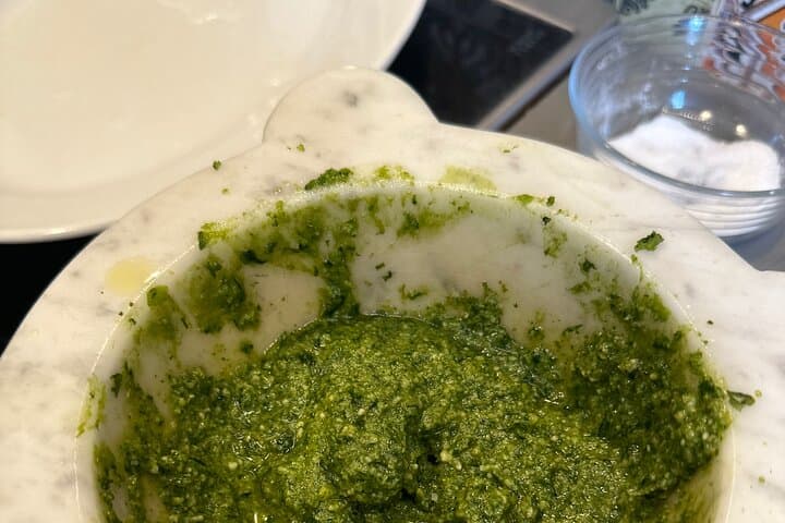 With Tiziana Cooking Class for Pesto , Gnocchi and Tiramisù