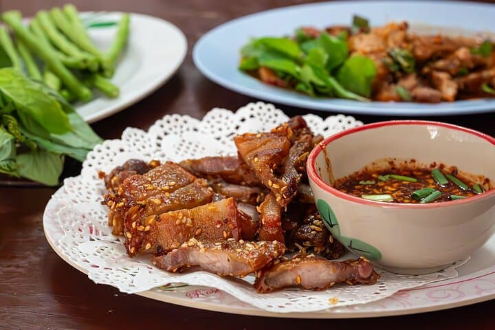 Grilled Pork Neck from the North East