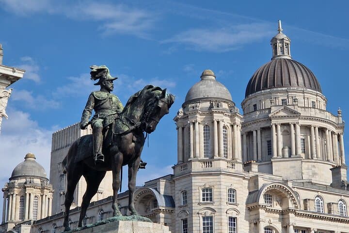 Enjoy views of stunning Edwardian (early 1900s) architecture - You can also see King Edward VII in this photo on horseback! All of which will be explored on the tour.