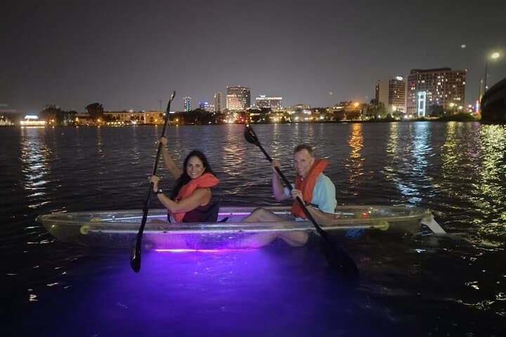 The city skyline is the backdrop for this beautiful experience in Orlando.