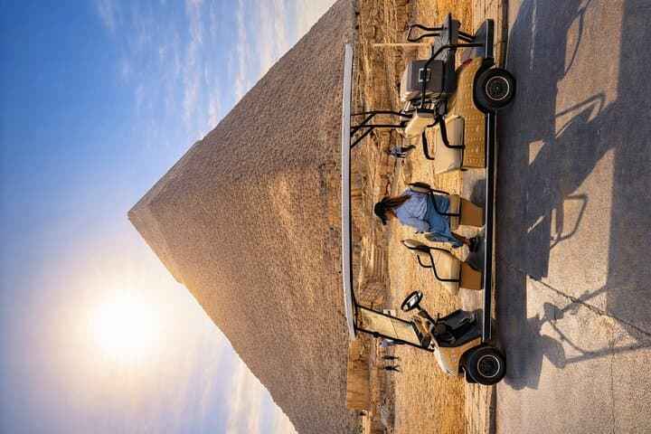 Golf Cart at Pyramids of Giza