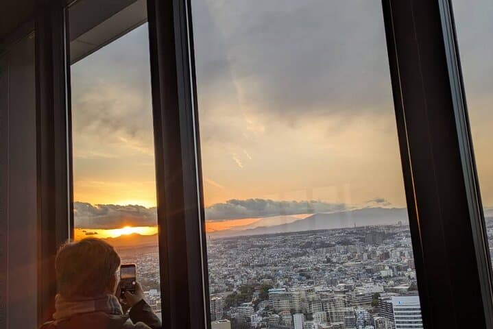 Sunset view from the 46th floor of OMO5