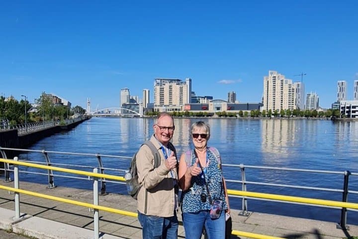 Inspirational guided walking tour of Media City & The Quays